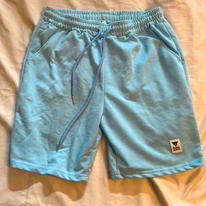 Blue sweatshorts